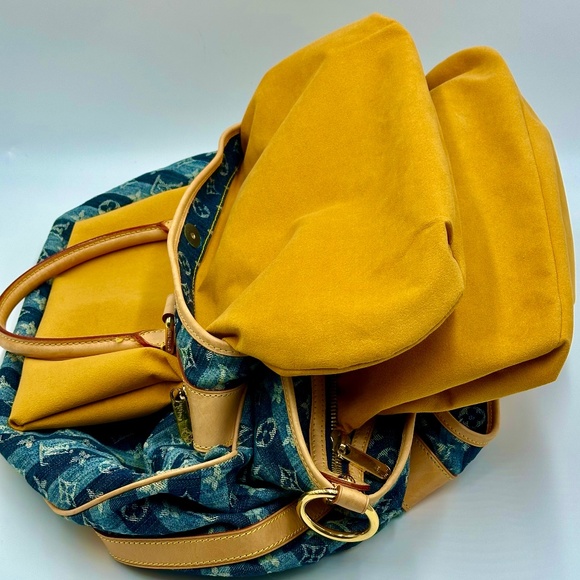 Louis Vuitton Denim Raye Cabas Bandouliere Keepall GM - Picture 10 of 16